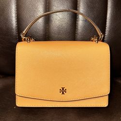 Brown Tory Burch Purse 