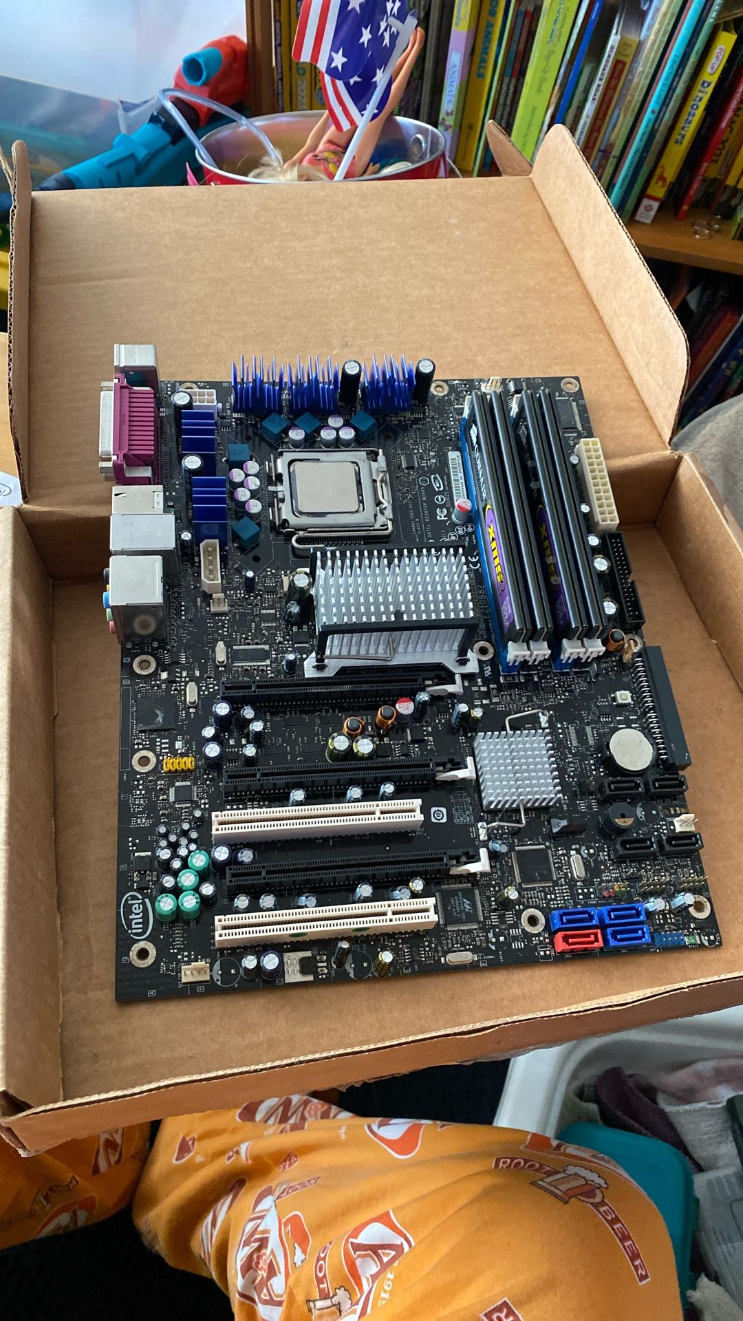 Intel Motherboard With Cpu And Ram