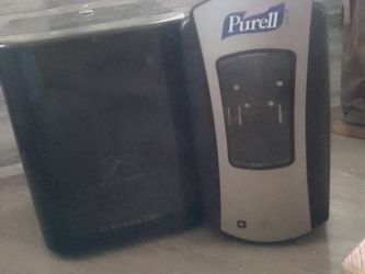 Towel Dispenser & Hands Free Sanitizer Dispenser 