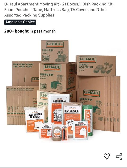 Uhaul Moving Boxes And Kit