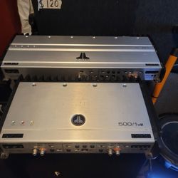 Jl Audio 1000/1 And 500/1v2 Amplifier  Read Description 