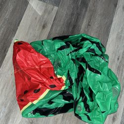 Free Watermelon Blow Up Ball For A Pool 