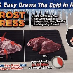 Defrost Express Non Stick Surface  Aluminum Tray