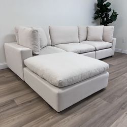 New Beige Cloud Couch Sectional Sofa