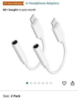 iPhone headphone adapter