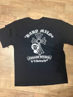 BAPE x Chrome Hearts Baby Milo Black Tee
