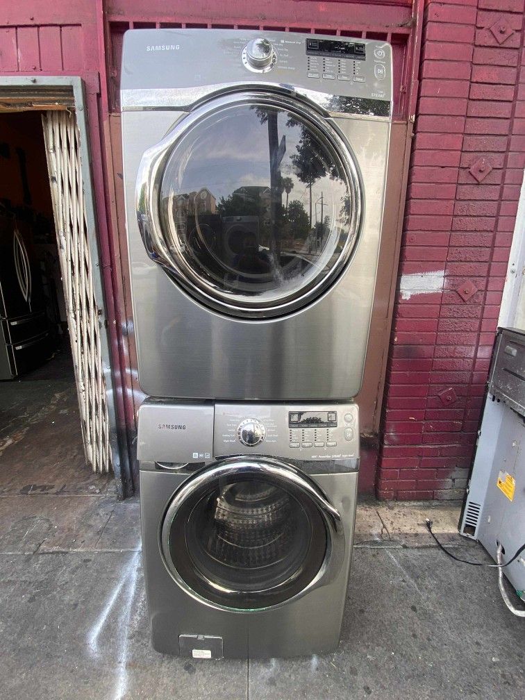 SET WASHER AND DRYER SAMSUNG 🍂STACKABLE-SIDE BY SIDE 🍂 🆓️FREE DELIVERY 🆓️
