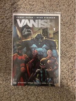 Vanish #1 Signed Comic Book Ryan Stegman Image Comics