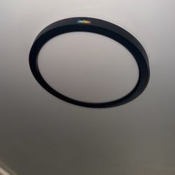 Argo 1 Light 11 inch Black Flush Mount Ceiling Light