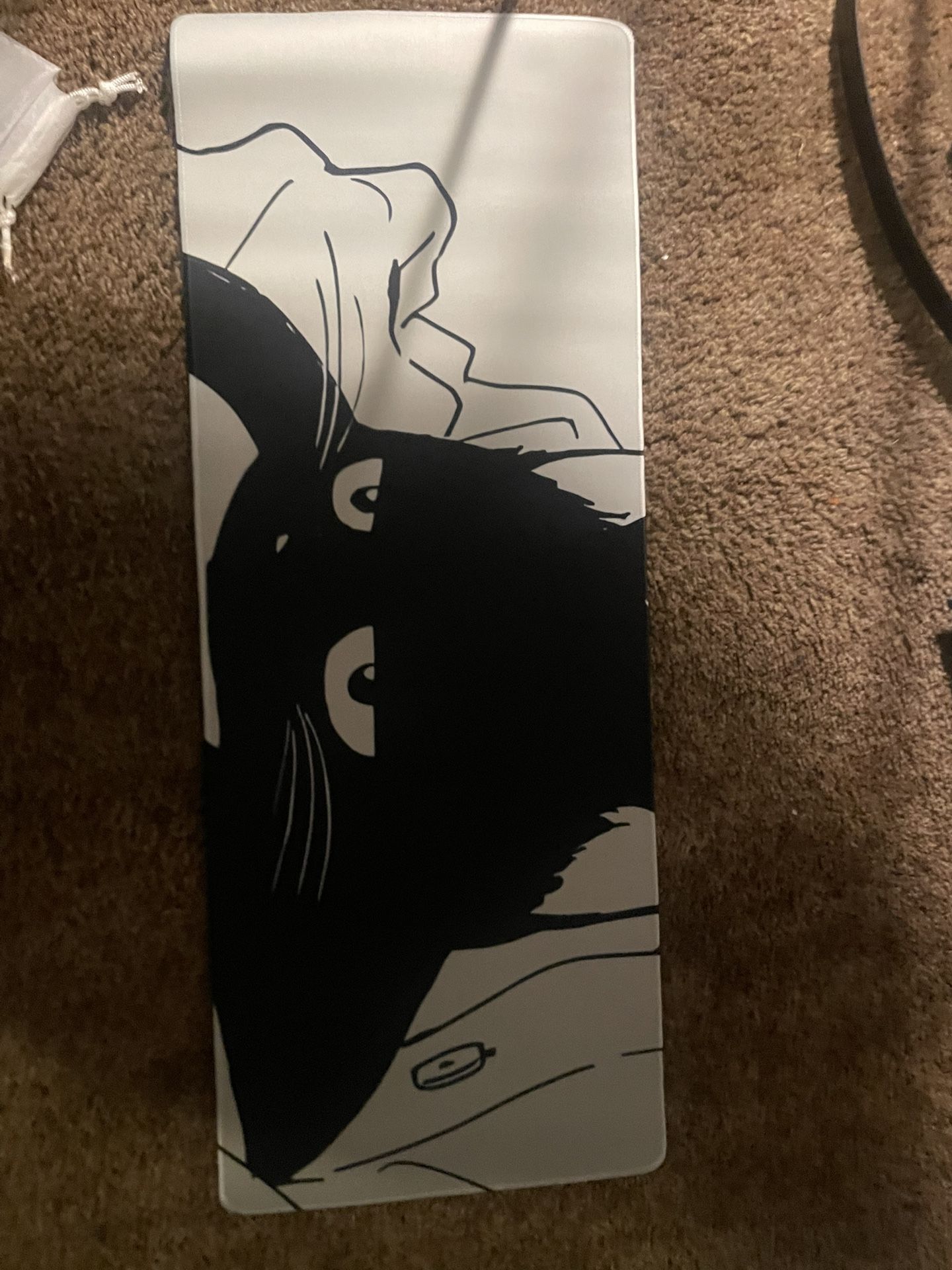 🐾 Large Gaming Mouse Pad – 31.5” x 11.8” – Black Cat Design 🖱️