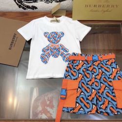Boys  KIDS Burberry Short Set Serious Buyers Only No Holds