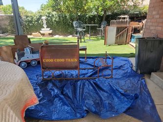 M & M Choo Choo Train vintage  play ground toy