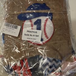 Baseball 1st Birthday Decorations 