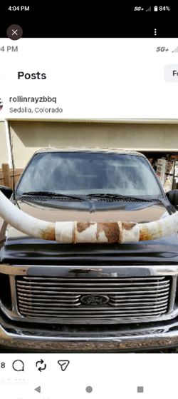 2002 F250 7.3 diesel and 24 foot gooseneck trailer with smoker