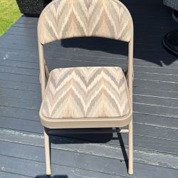 Metal Padded Folding Chairs.  13