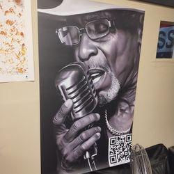 LARGE VINYL ARTWORK 6X3 ORIGINAL ARTWORK $80