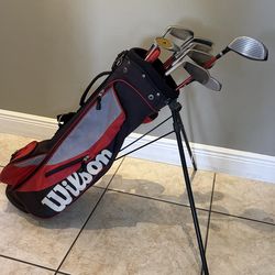 Kids Wilson and Nike Golf Set
