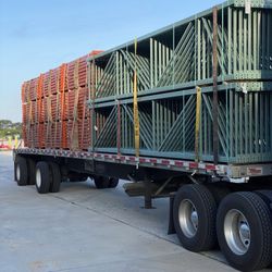 Teardrop Pallet Racks Beams Uprights Wire Decks Forklifts Spacers 