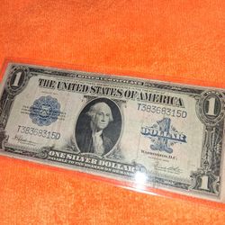 1923 $1 DOLLAR SILVER CERTIFICATE~LARGE HORSEBLANKET NICE 