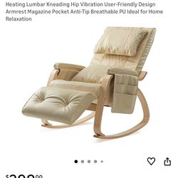 Rocking massage chair