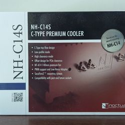 Noctua NH-C14S Premium Cpu Cooler with Nf-A14 Pwm 140mm Fan