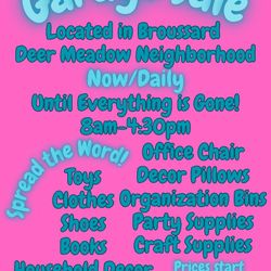 Garage Sale In Broussard-Deer Meadow