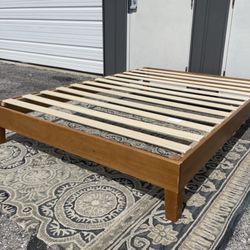 New In A Box FULL Size Wood Platform Bed Frame