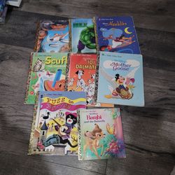 Disney Little Golden Books Bundle of 8