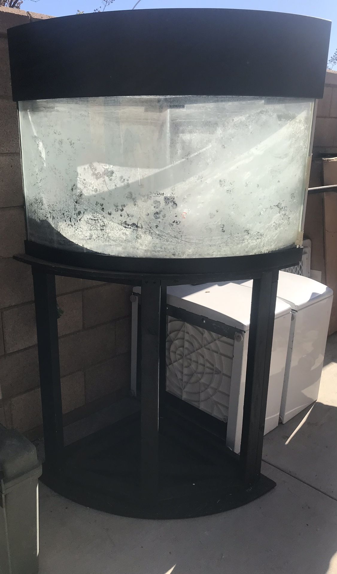 Fish Tank -50 Gallon Corner Fish Tank