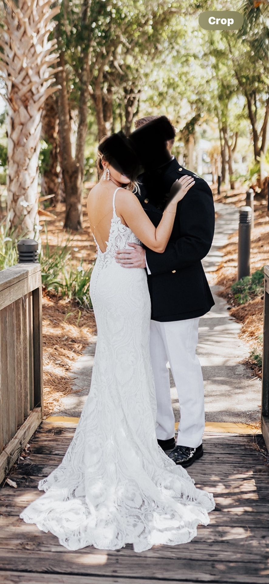 Boho White Wedding Dress