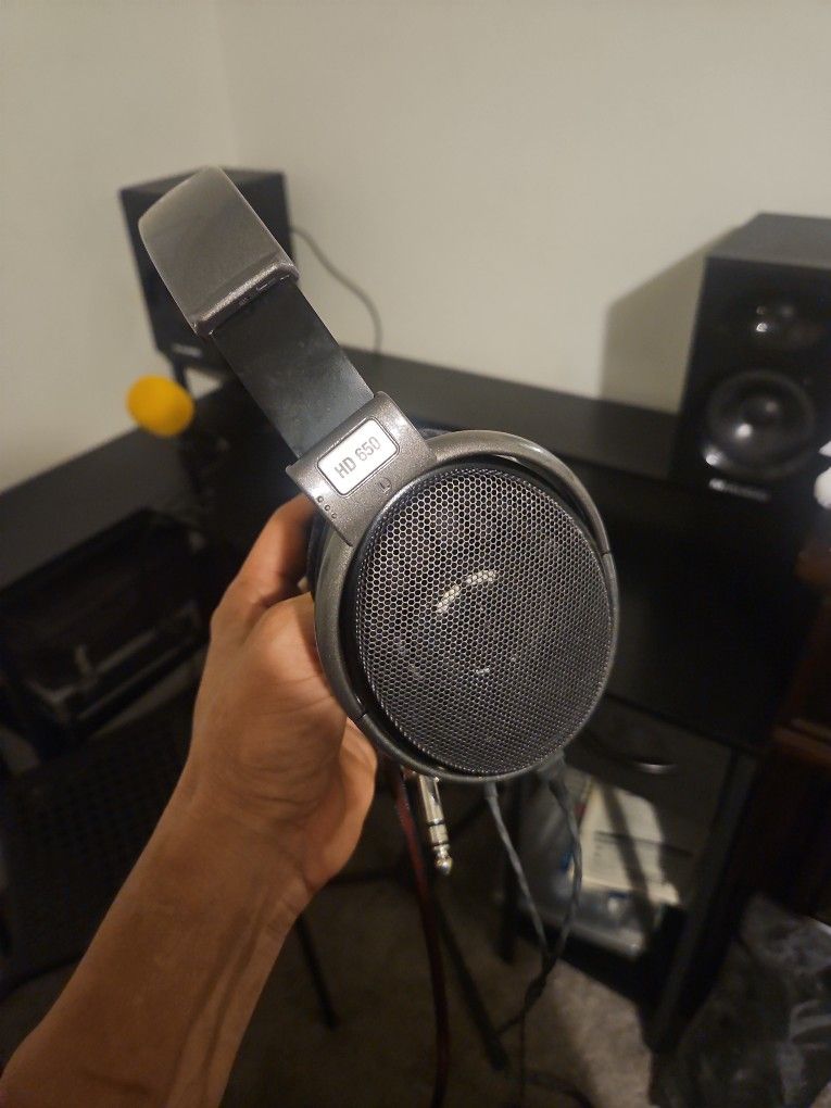 Silver Dragon And Sennheiser Headphones