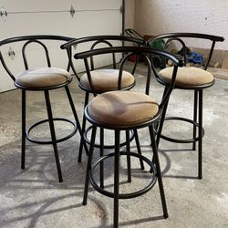 Set Of Four Bar Stools