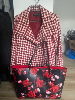 Beautiful Wonens Blazer size S and Victoria Secret match handbag