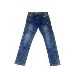 Blue Straight Jeans Classic Denim Size 32 X 30