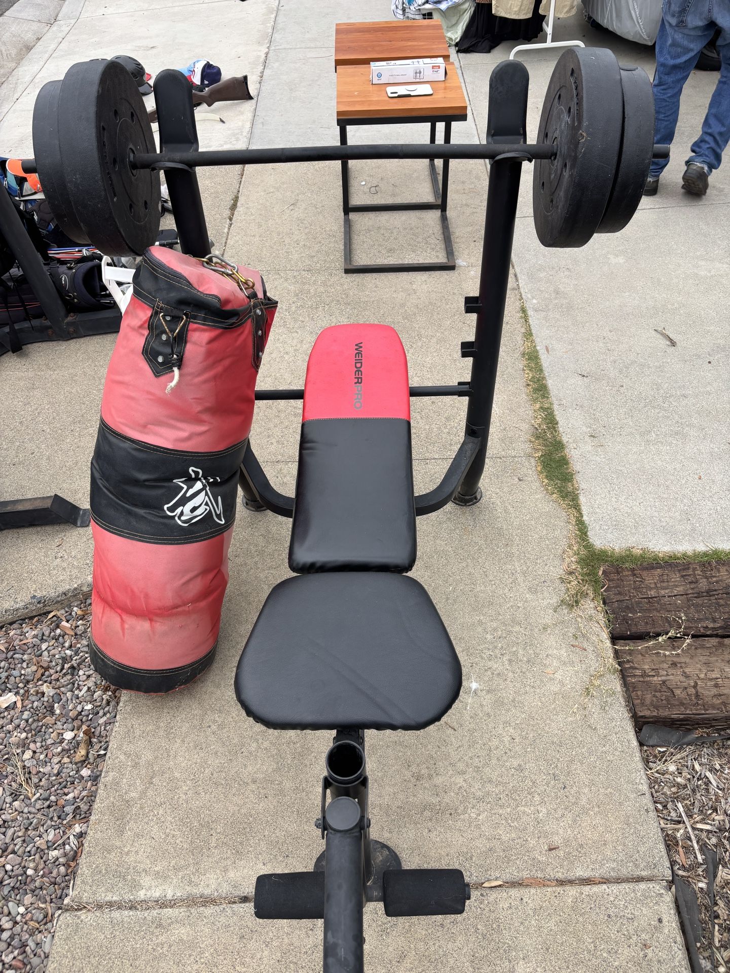 Weider Pro Weight Breach With Weights