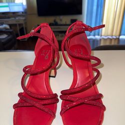 Red High heel shoes