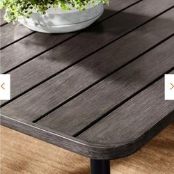 StyleWise • Faux Wood Outdoor Dining Table • 42" by 42" • Brand New In Box