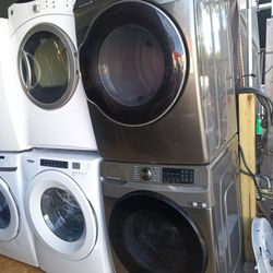 Samsung Front Load Washer And Dryer Set Both Works Good 👍