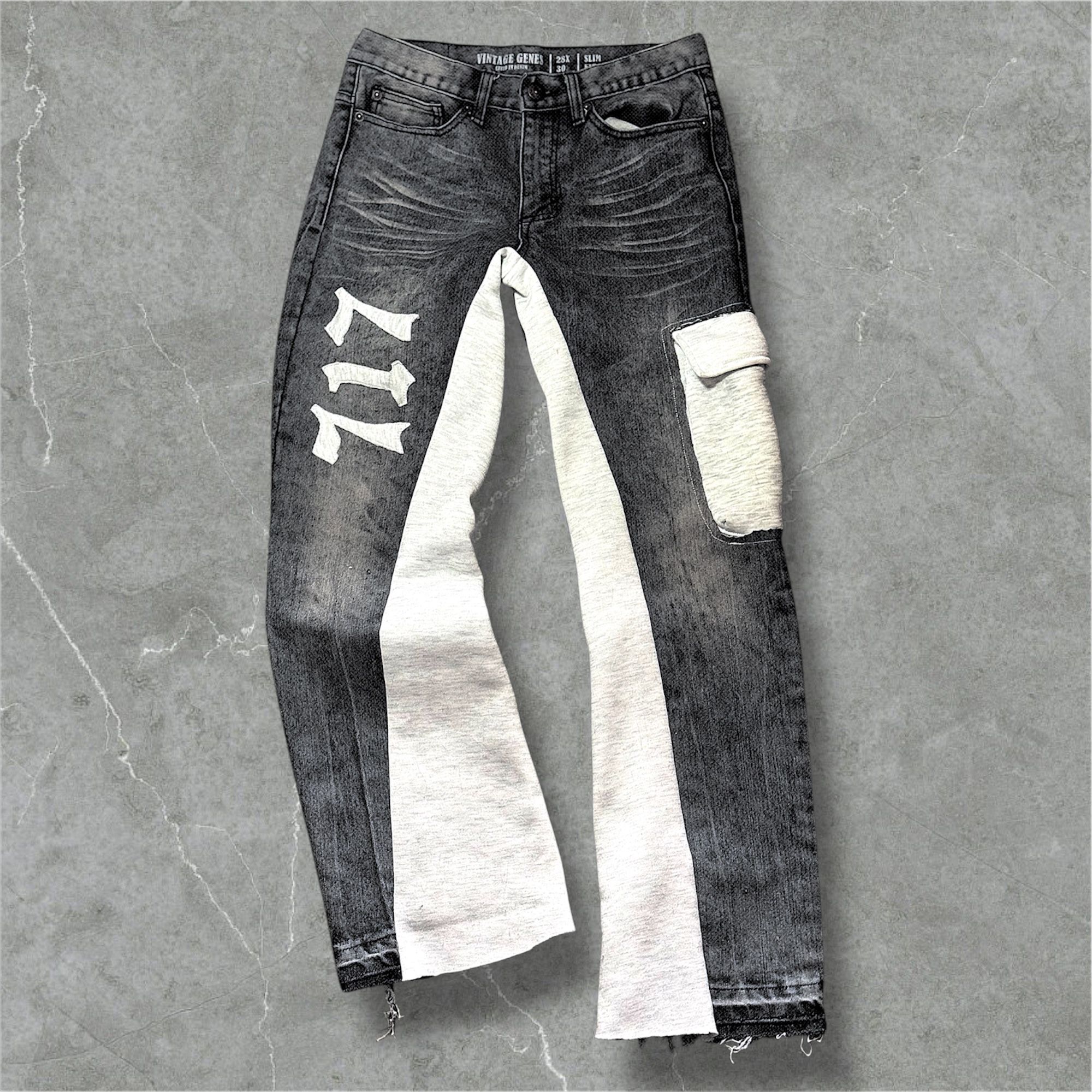 Inseam Flared Jeans 