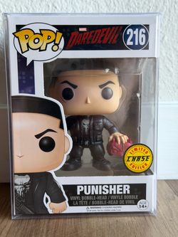 Marvel Funko Pop Daredevil Punisher Chase