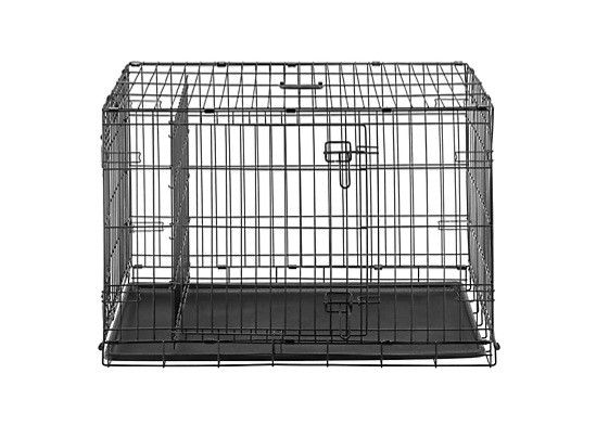 Retriever 2-Door Metal Wire Pet Crate 30x30x42