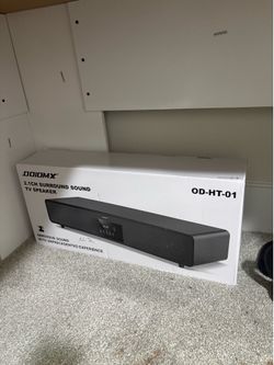 "New ODIOMX 2.1 Channel Surround Sound TV Speaker (OD-HT-01) – Bluetooth Soundbar – $50