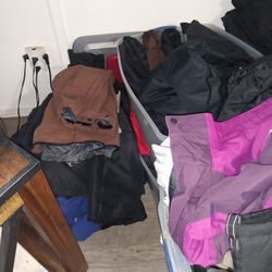 I Have A Grip Load Of Kids Snow Clothes Snowboarding Pants And Some Bibs Also I Have Maybe 10 Pairs Of Adult Snow Pants Available Please See Descripti