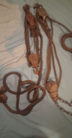 Vintage heavey duty pully
