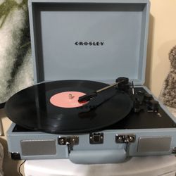 Record Player And Vinyls