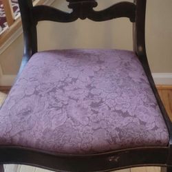 Chair--Vintage 1860 Mahogany wood