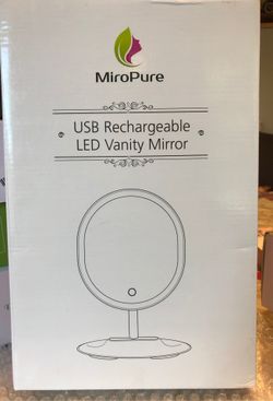 USB rechargeable LED vanity morro