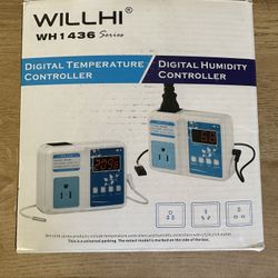 Terrarium temperature and humidity controller outlet