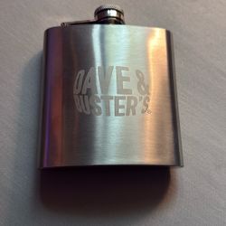 Dave And Busters Collectible Flask