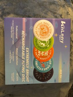 KnLny Rechargeable LED Flying Disc